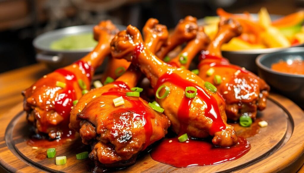 Korean barbecue chicken drumsticks