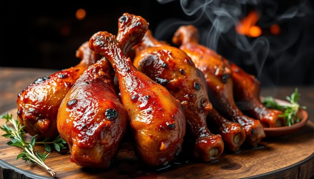 smoked chicken drumsticks