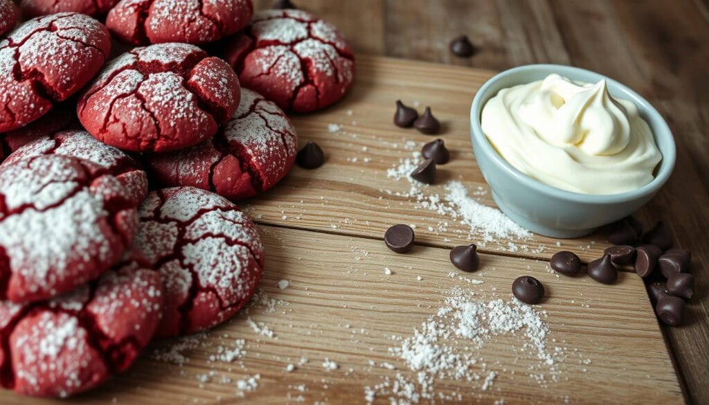 red velvet cake mix cookies