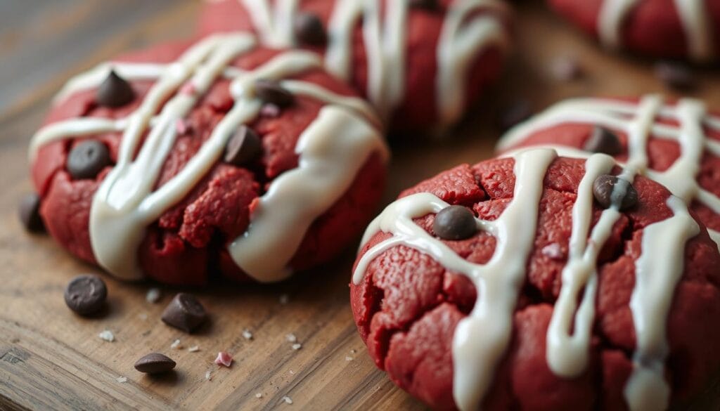 red velvet cake mix cookies