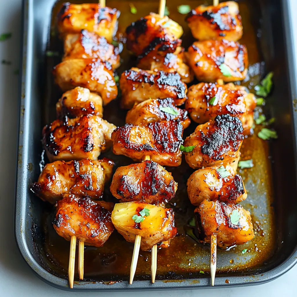 BBQ Pineapple Chicken Kabobs: A Quick and Delicious Dinner Solution 4 BBQ PINEAPPLE CHICKEN KABOBS upscaled 68271b6ecd451