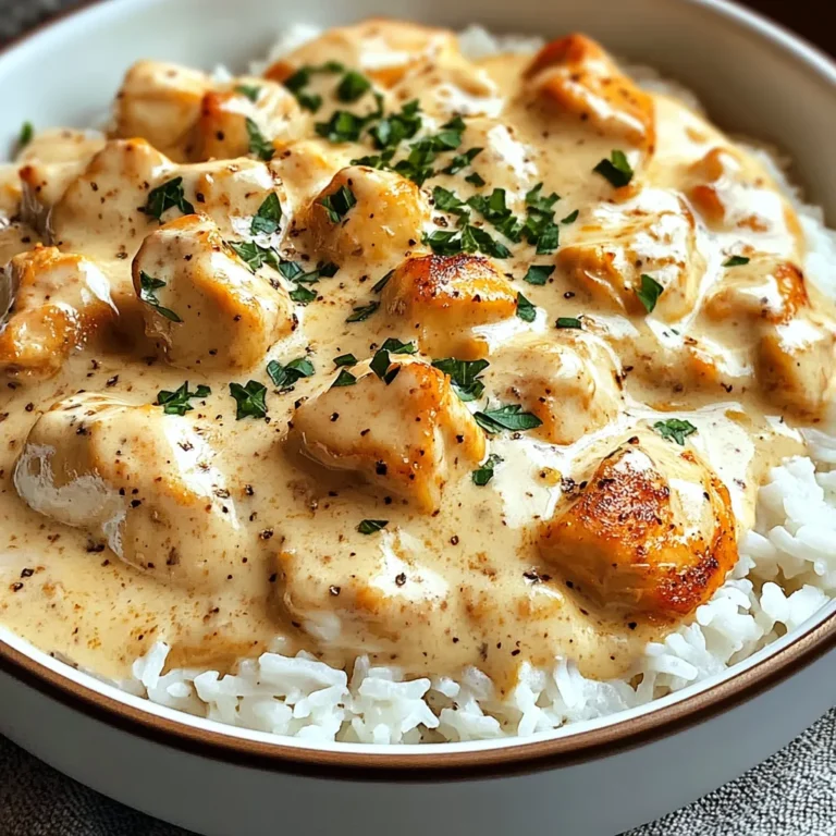 Creamy Smothered Chicken and Rice