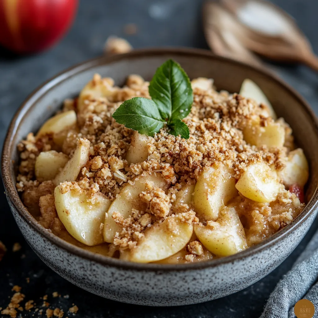 The BEST Apple Crumble