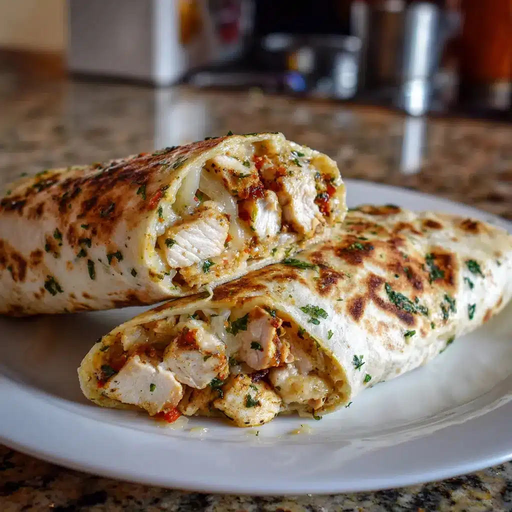 Irresistible Cheesy Garlic Chicken Wraps 7 Cheesy Garlic Chicken Wraps upscaled 687070d8a3257