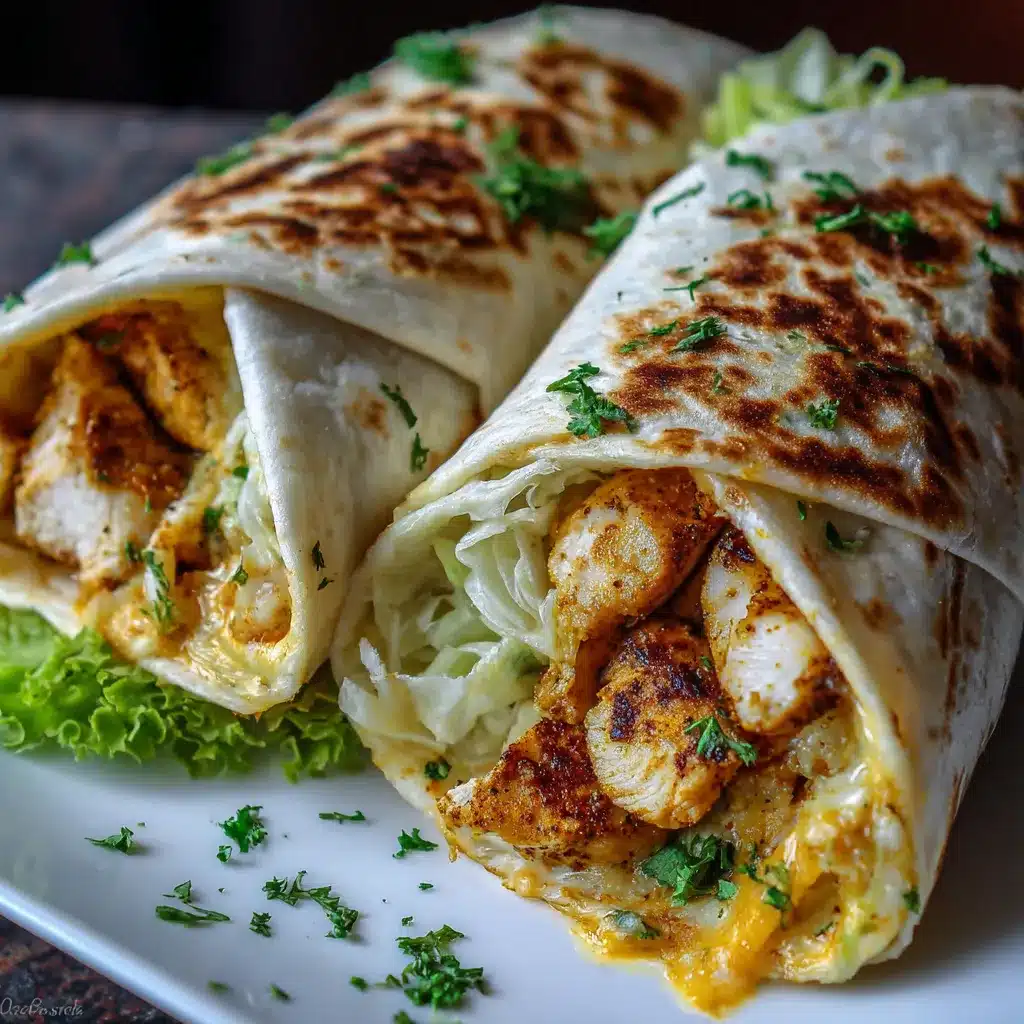 Irresistible Cheesy Garlic Chicken Wraps 6 Cheesy Garlic Chicken Wraps upscaled 68707151dafd6