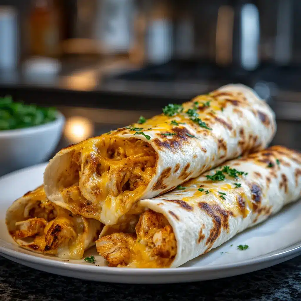 Irresistible Cheesy Garlic Chicken Wraps 9 Cheesy Garlic Chicken Wraps upscaled 68707240bf019