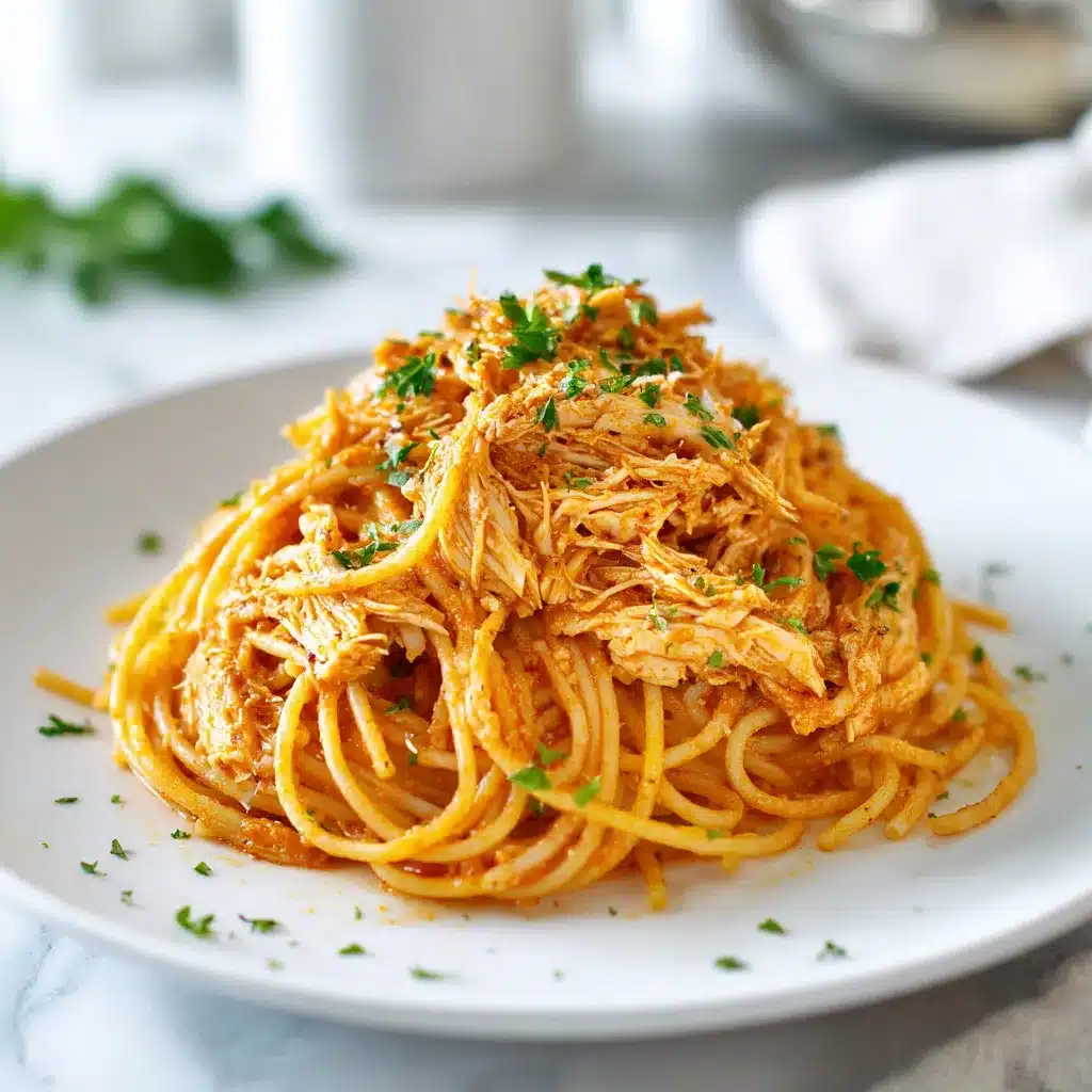 Deliciously Tender Creamy CrockPot Chicken Spaghetti Recipe 8 CrockPot Chicken Spaghetti Recipe upscaled 686f3ce2038ba