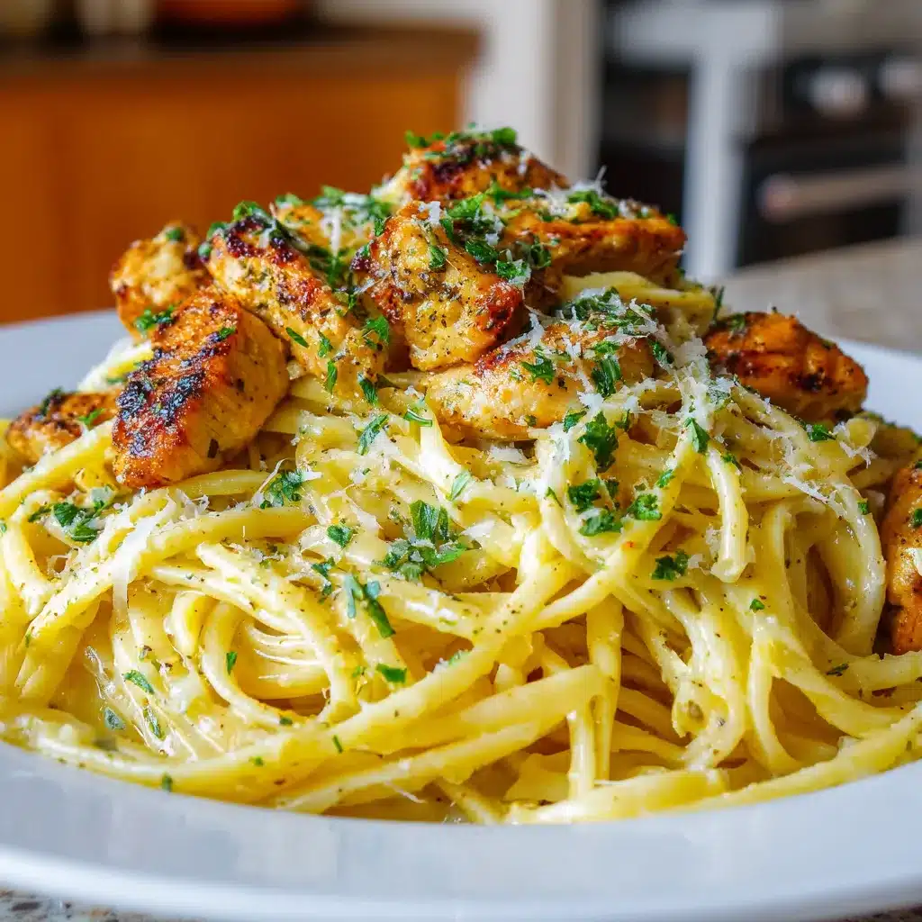 Creamy Garlic Parmesan Chicken Pasta