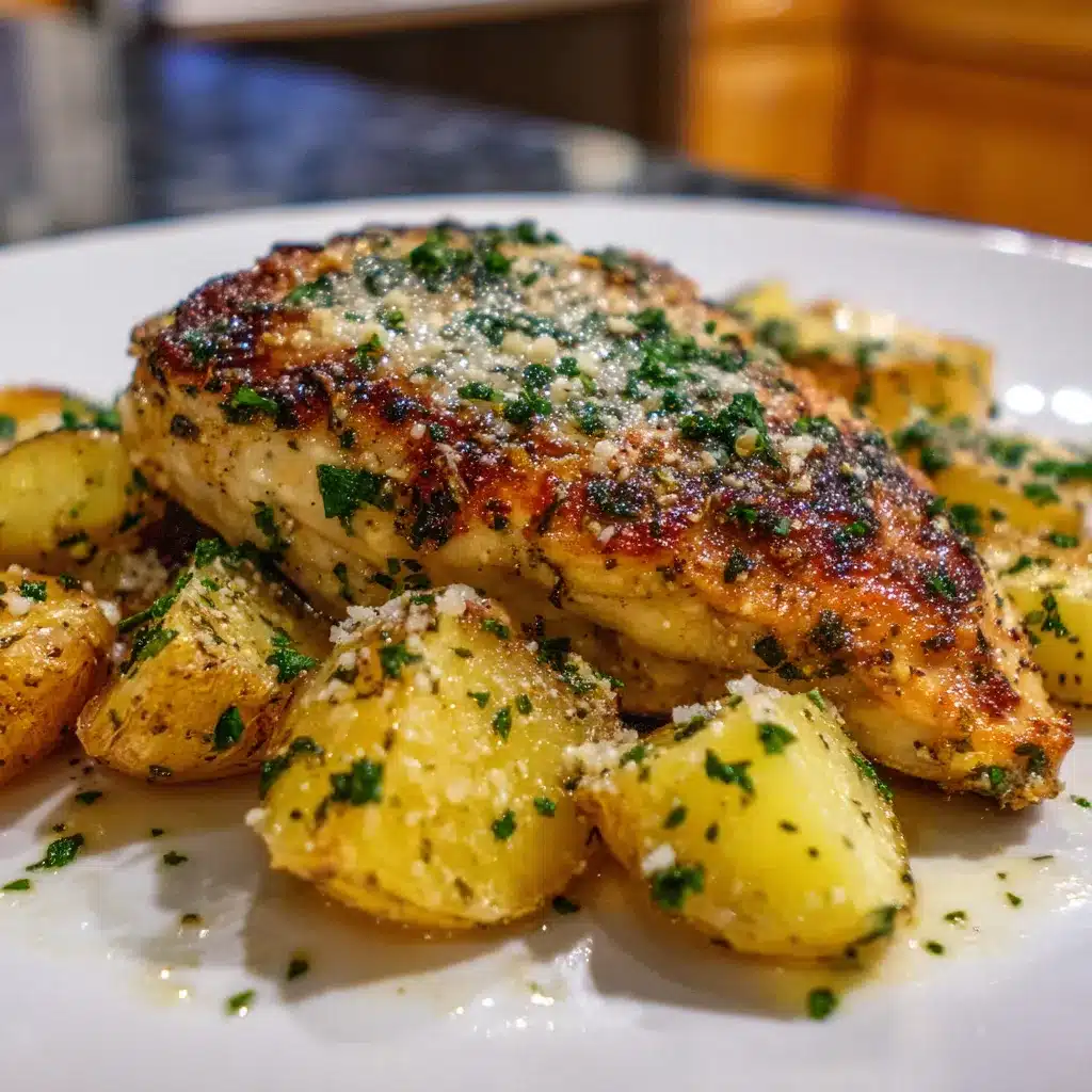 Irresistible Garlic Parmesan Chicken and Potatoes 9 Garlic Parmesan Chicken and upscaled 686fbaf9b7c83