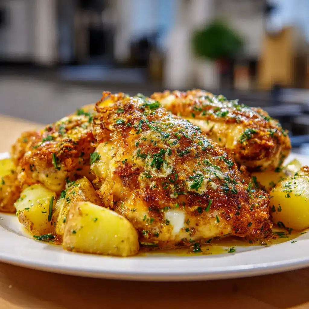 Irresistible Garlic Parmesan Chicken and Potatoes
