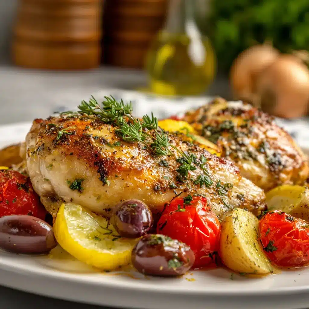 Greek Sheet Pan Chicken Dinner: Juicy, Easy & Bursting with Flavor 6 Greek Sheet Pan Chicken upscaled 686f9f51b3270