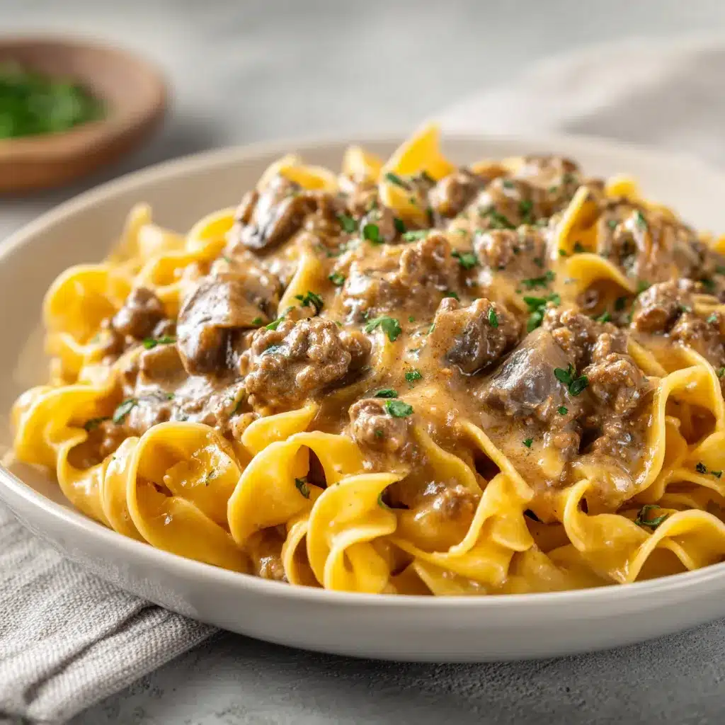 Delicious Ground Beef Stroganoff 9 Ground Beef Stroganoff upscaled 68709b090af60