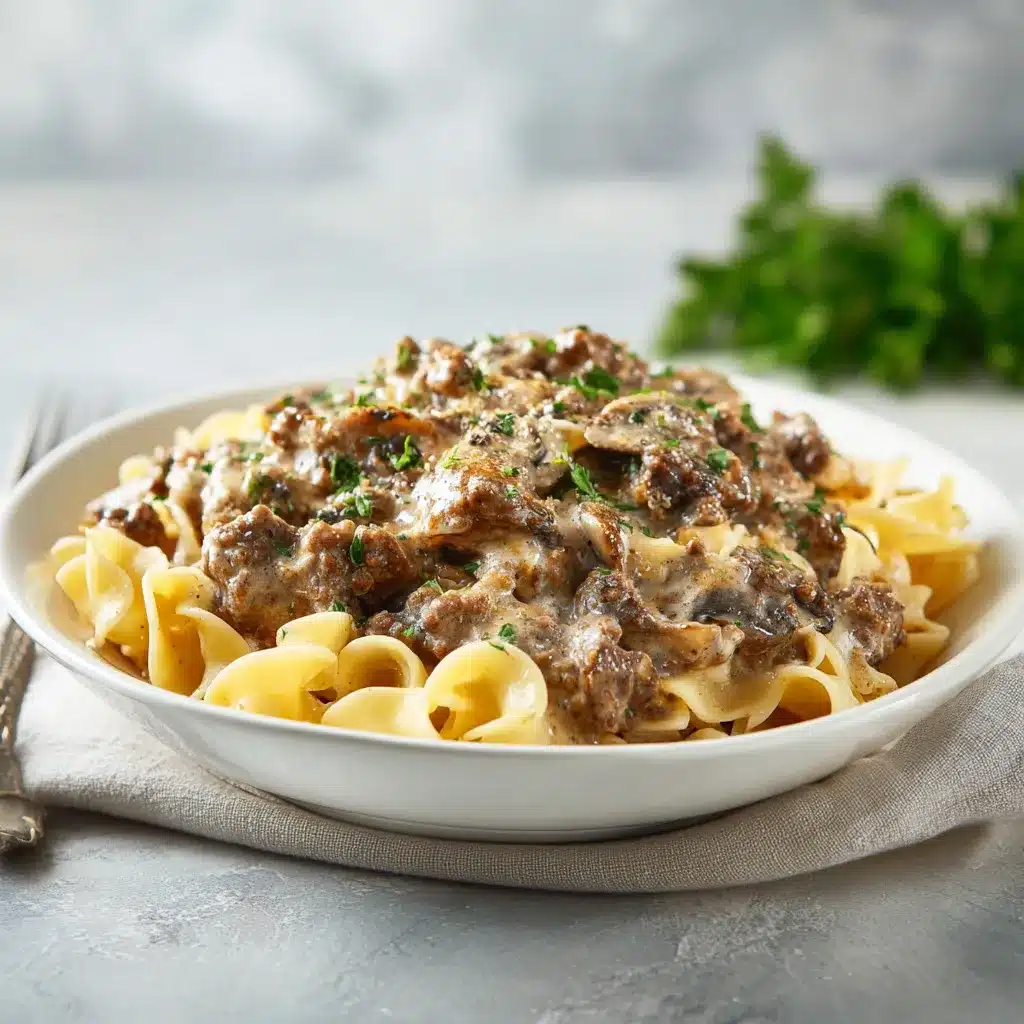 Delicious Ground Beef Stroganoff 7 Ground Beef Stroganoff upscaled 68709bf96abb4