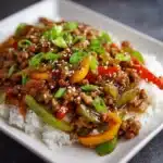 Ground Turkey Teriyaki Stir Fry: Quick, Healthy & Loaded with Flavor 10 Colorful ground turkey teriyaki stir fry with veggies in a glossy sauce