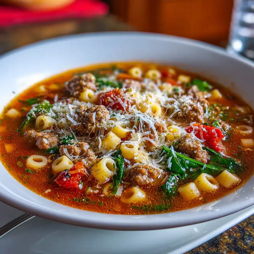 Savory Parmesan Italian Sausage Ditalini Soup 6 Parmesan Italian Sausage Ditalini upscaled 686ee71985c5d