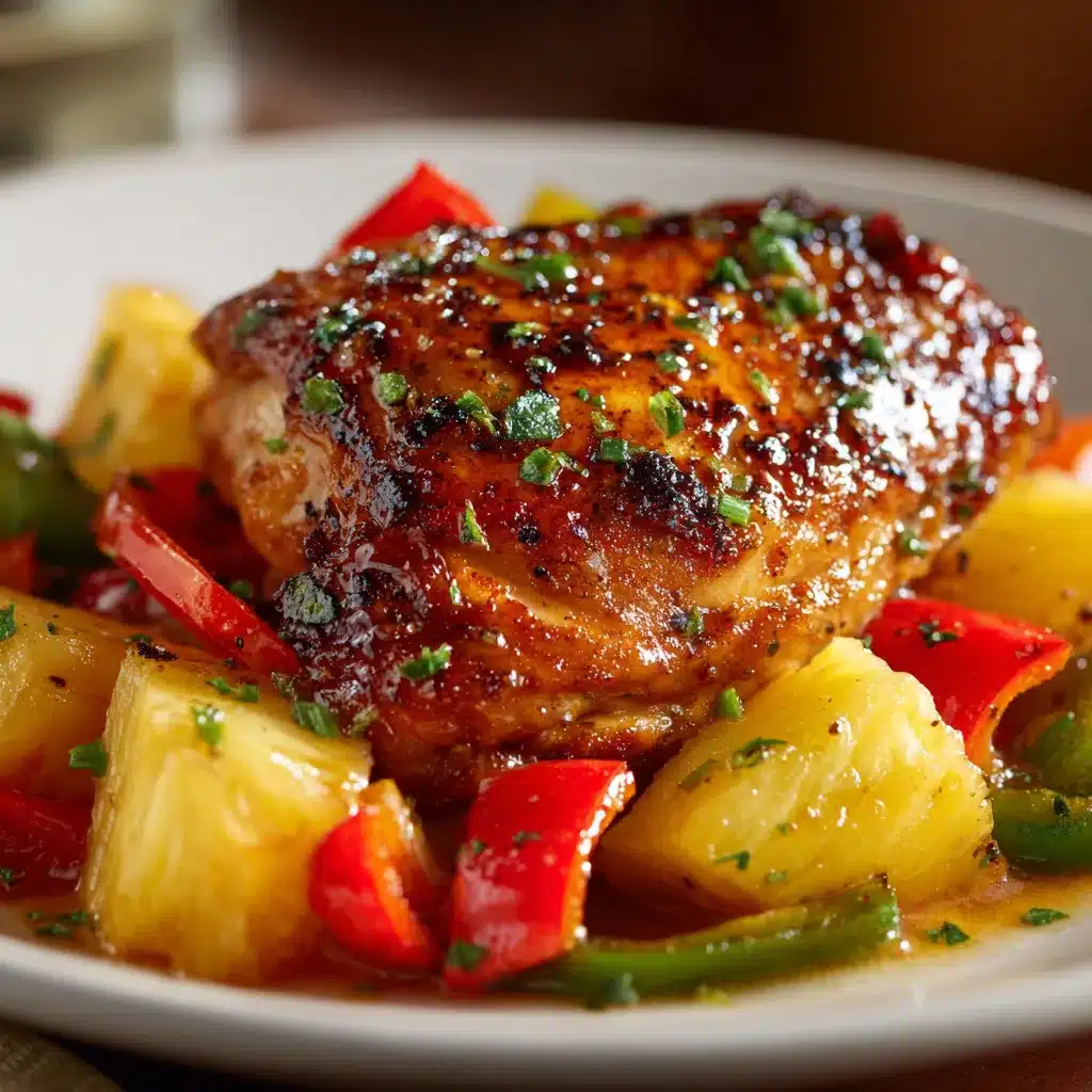 Sheet Pan Hawaiian Chicken That’s Juicy, Colorful, and Bursting with Flavor 6 Sheet Pan Hawaiian Chicken upscaled 686fc8cdba039