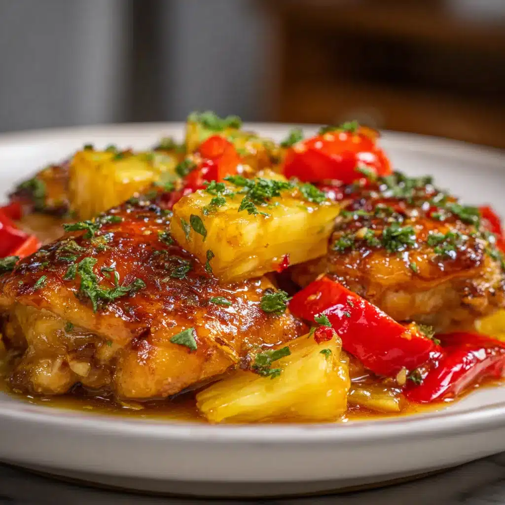 Sheet Pan Hawaiian Chicken That’s Juicy, Colorful, and Bursting with Flavor