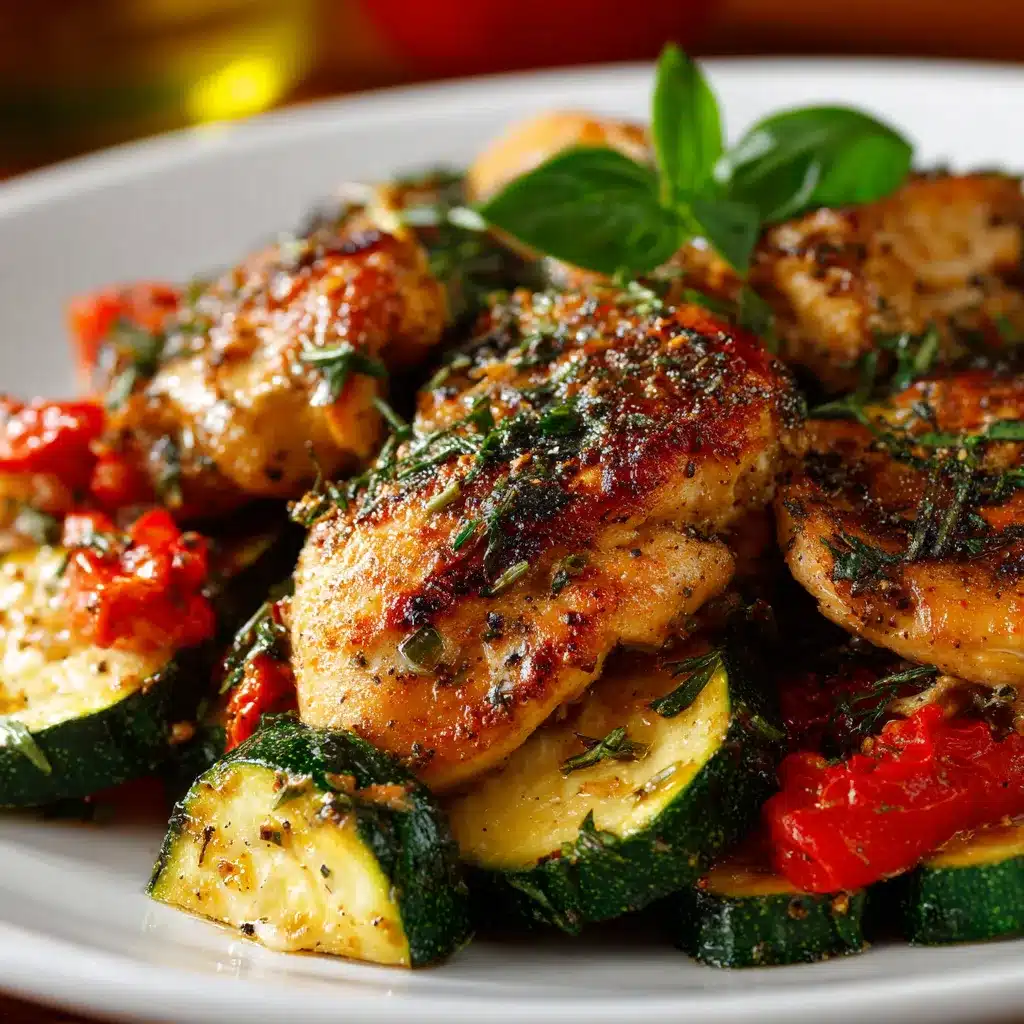 Delicious Sheet Pan Mediterranean Chicken Zucchini Recipe 8 Sheet Pan Mediterranean Chicken upscaled 686f91415a289