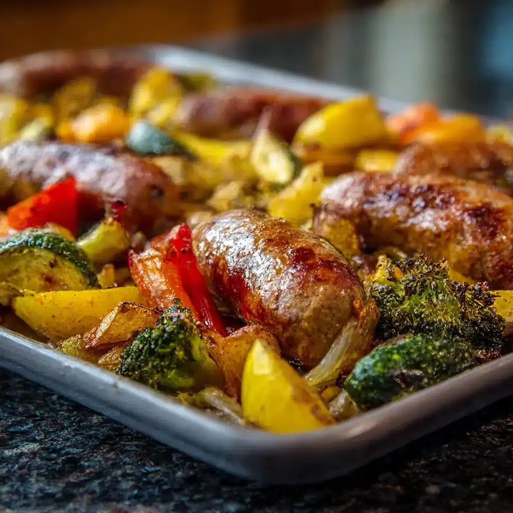 Delicious Sheet Pan Sausage and Veggie OnePan Meal 9 Sheet Pan Sausage and upscaled 6870b7a135b71
