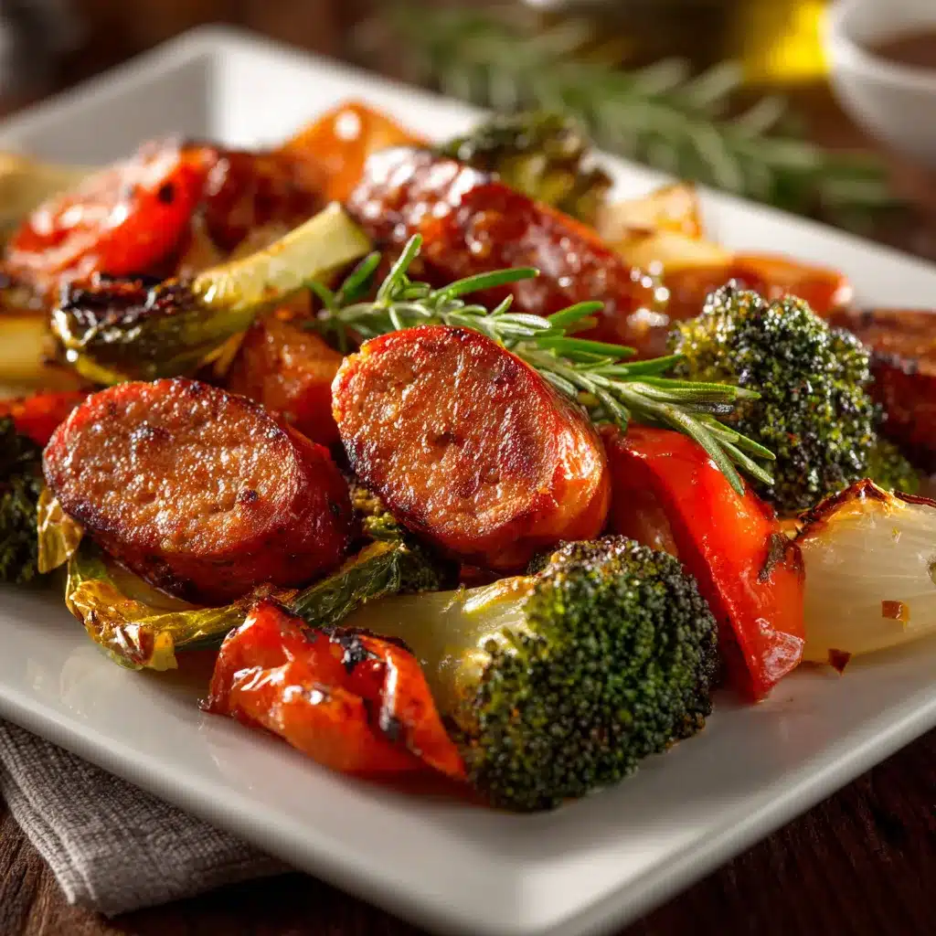 Delicious Sheet Pan Sausage and Veggie OnePan Meal 6 Sheet Pan Sausage and upscaled 6870b8189ae24