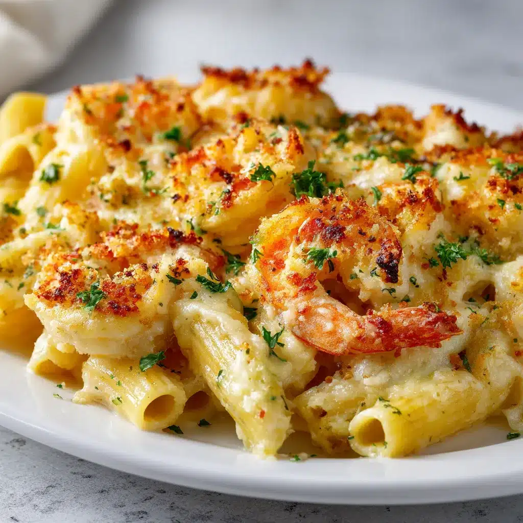 Delicious Shrimp Scampi Pasta Bake 7 Shrimp Scampi Pasta Bake upscaled 687063b884074