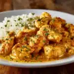 Texas Roadhouse Butter Chicken Skillet: Creamy, Bold & Weeknight-Ready 10 Creamy Texas Roadhouse butter chicken skillet with herbs and sauce bubbling