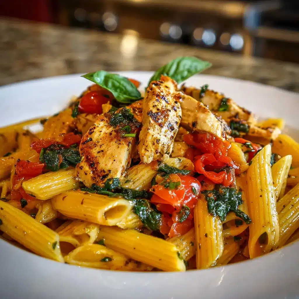 Savory Tuscan Chicken Pasta Creamy Flavorful Dish 8 Tuscan Chicken Pasta upscaled 686f04a07c293