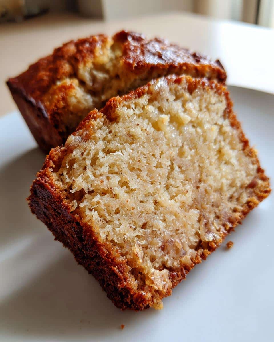 3-Ingredient Magic Banana Bread Recipe You Need Now 5 banana bread - detail 1
