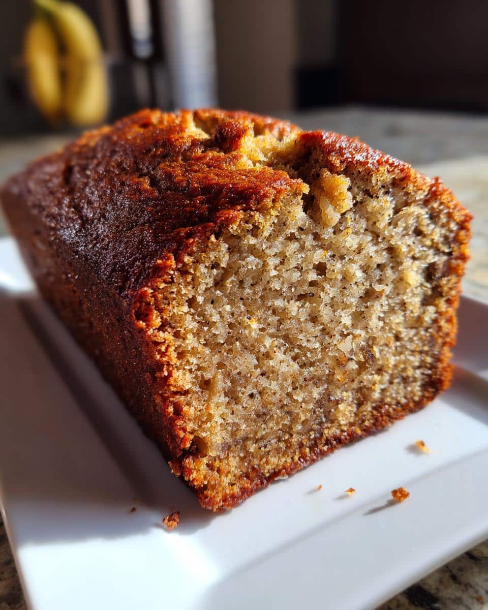 3-Ingredient Magic Banana Bread Recipe You Need Now 6 banana bread - detail 2
