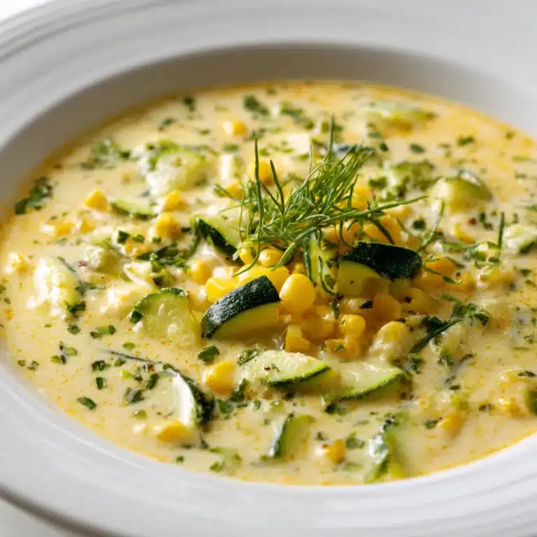 corn chowder with zucchini