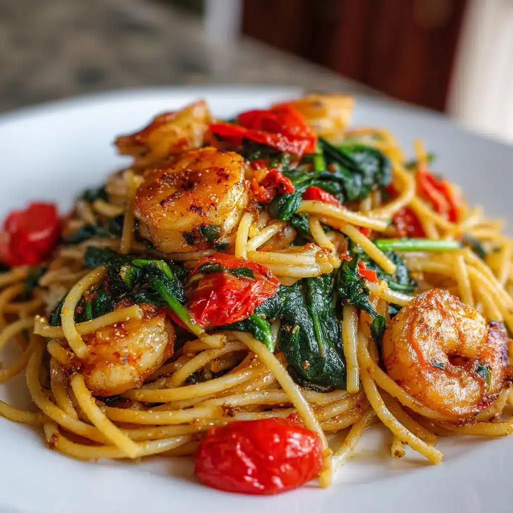 Delicious Tomato Spinach Shrimp Pasta Recipe 9 tomato spinach shrimp pasta upscaled 687054b9b67c3