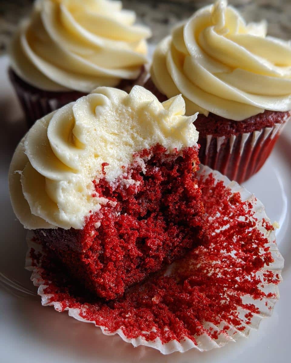 Bloody Red Velvet Cupcakes