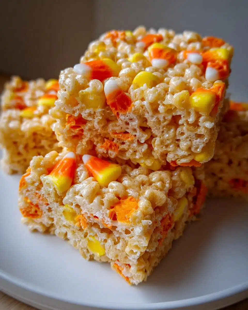 Candy Corn Rice Krispies
