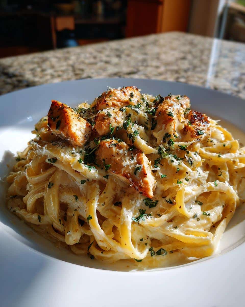 Chicken Alfredo Pasta - detail 2