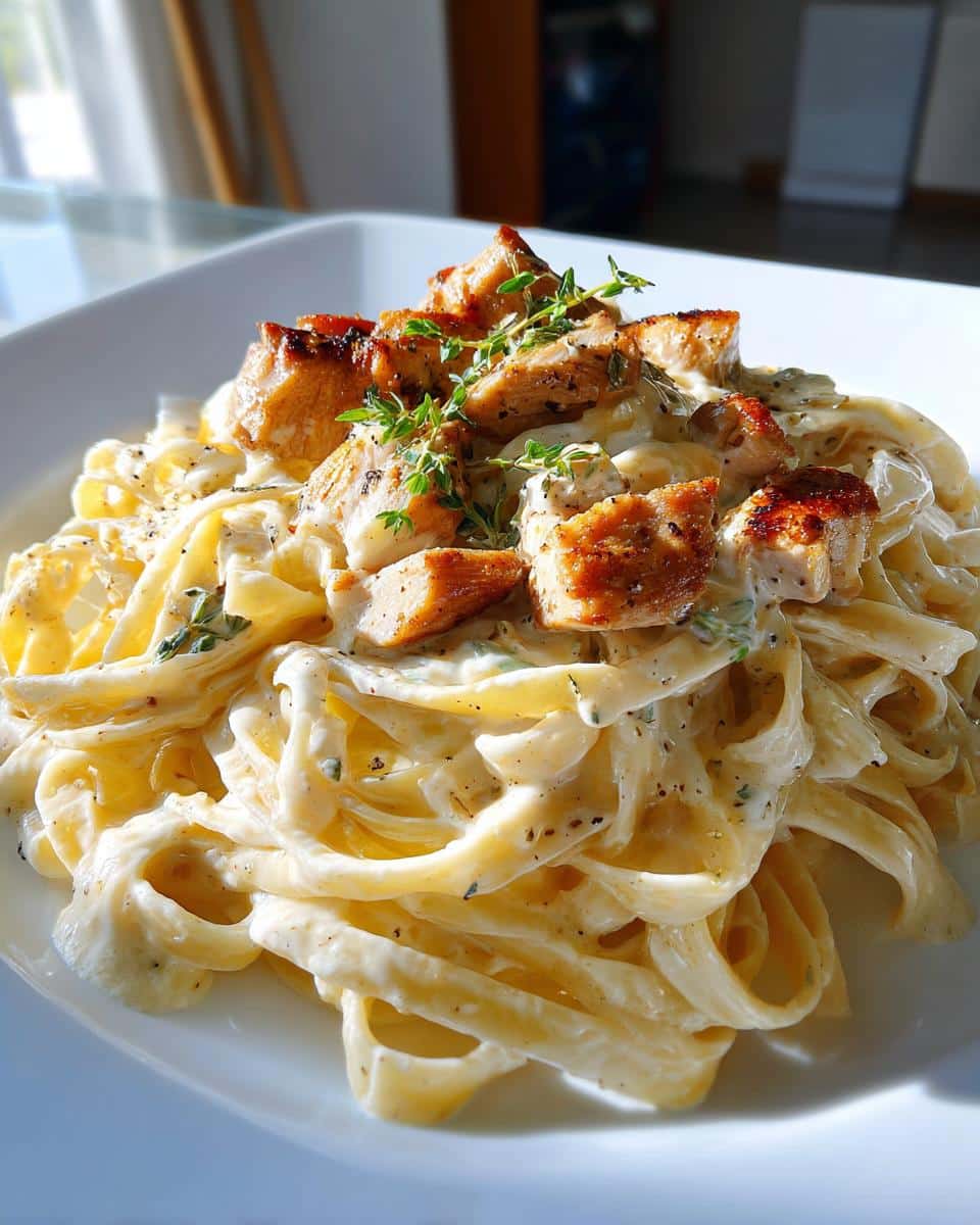 Chicken Alfredo Pasta - detail 3