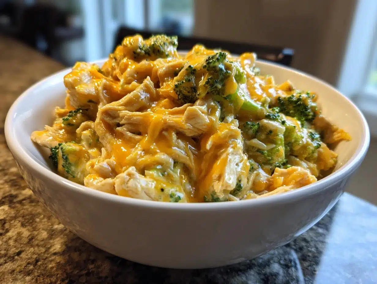 Cozy Broccoli Cheddar Chicken Crockpot Recipe