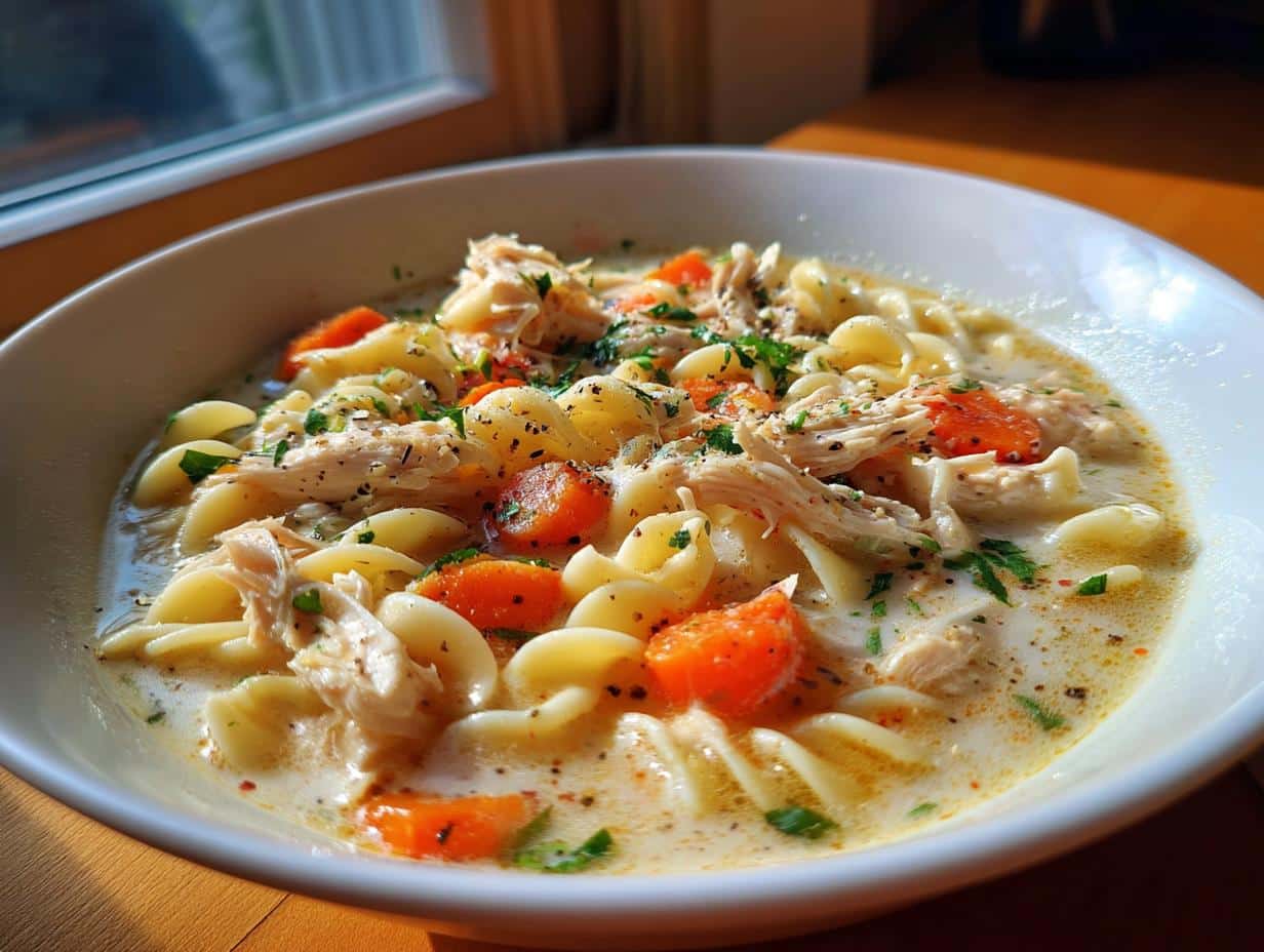 Creamy Chicken Noodle Soup