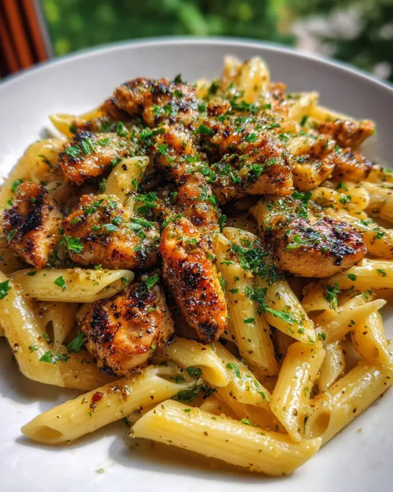 Easy Garlic Parmesan Chicken Pasta Recipe for a Healthy Dinner