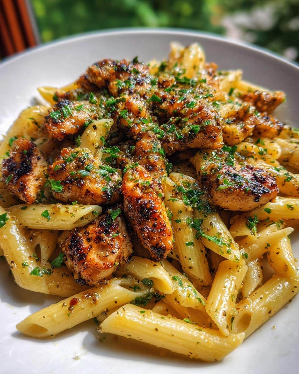 Easy Garlic Parmesan Chicken Pasta Recipe for a Healthy Dinner