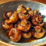 Easy Oven-Roasted Mushrooms with Soy Sauce & Honey