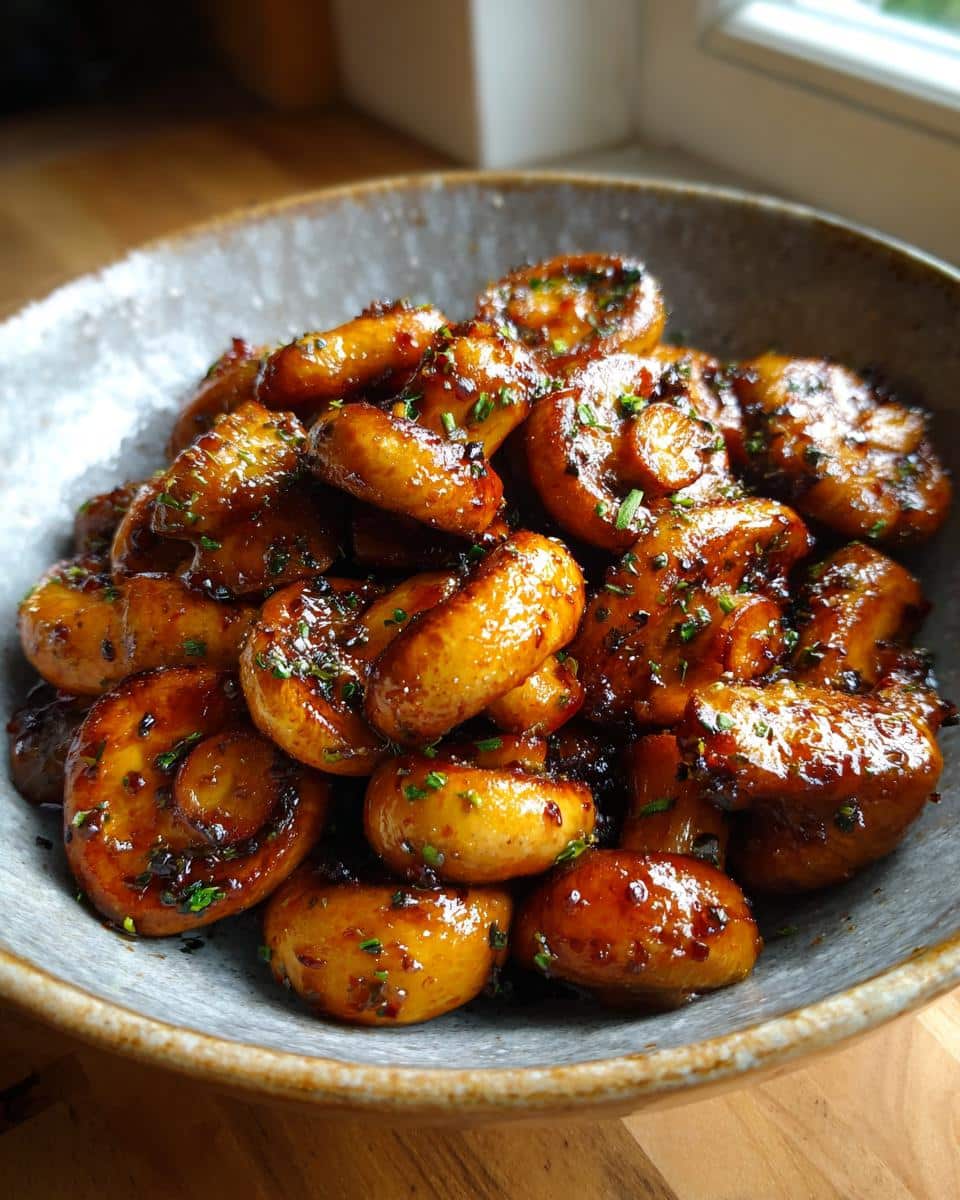 Easy Oven-Roasted Mushrooms with Soy Sauce & Honey - detail 3
