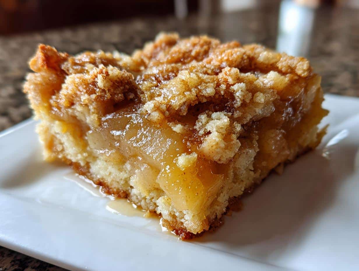 Easy Pear Dump Cake Recipe with Crumbly Topping