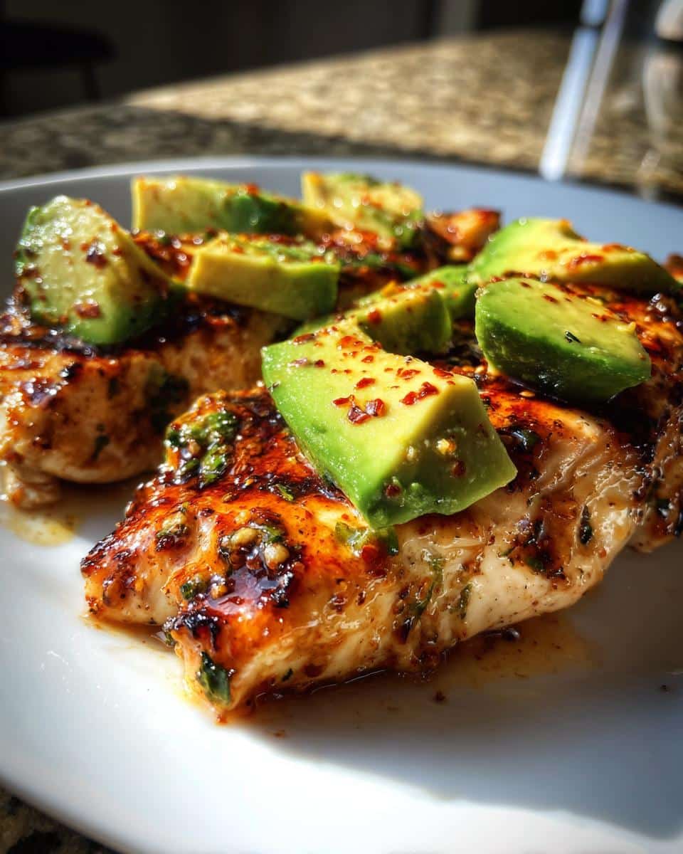 Fiesta Lime Chicken with Avocado - Mexican Food Recipe - detail 1