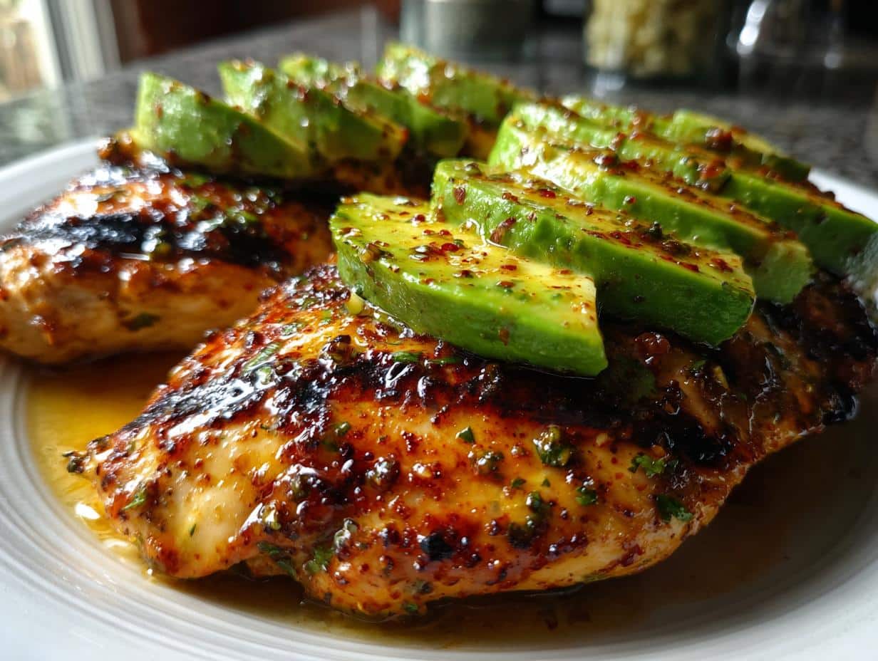 Fiesta Lime Chicken with Avocado - Mexican Food Recipe
