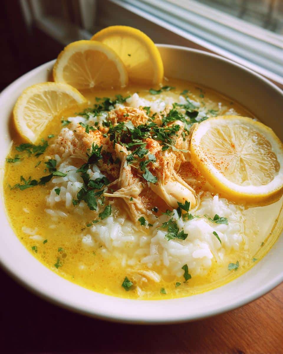 Greek Lemon Chicken Soup