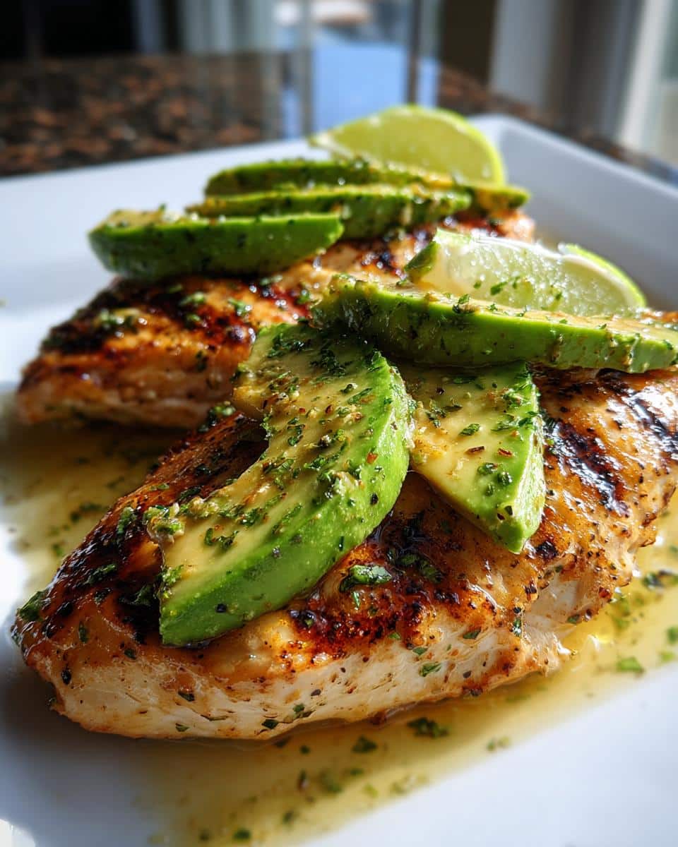 Grilled California Avocado Chicken - detail 4