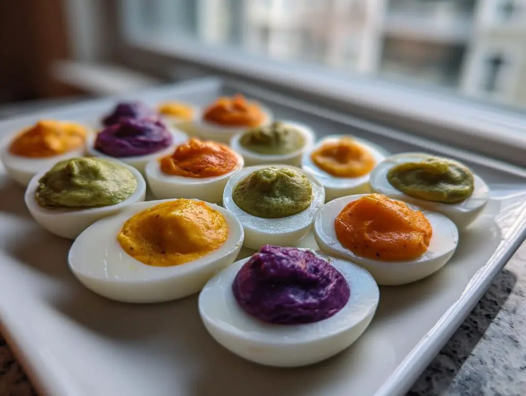 Halloween Deviled Eggs