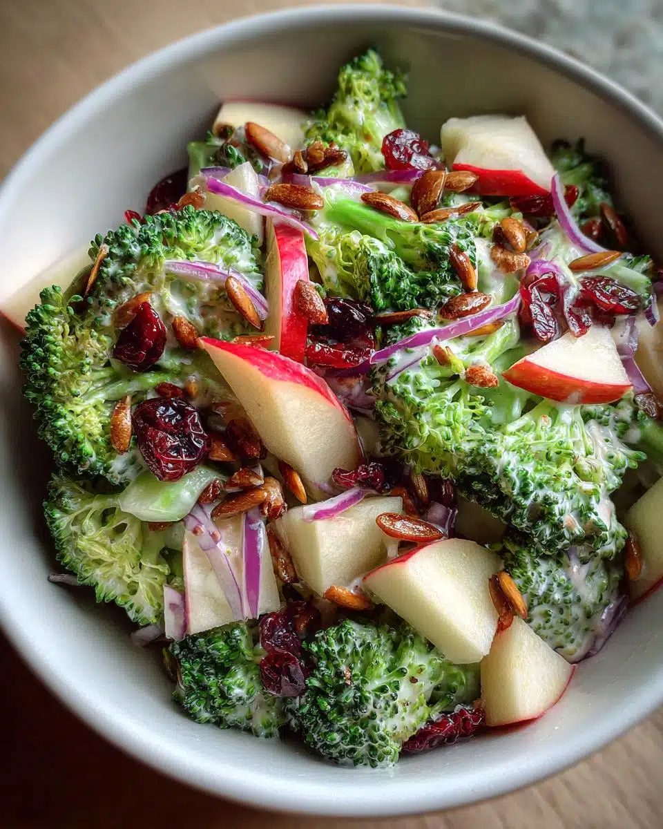Honeycrisp Apple Broccoli Salad - detail 1