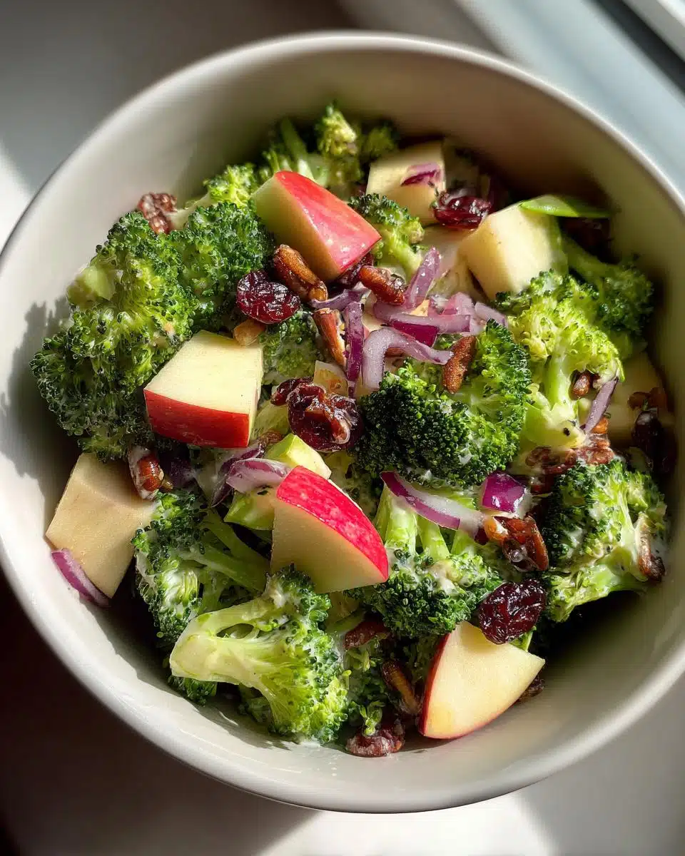 Honeycrisp Apple Broccoli Salad - detail 2