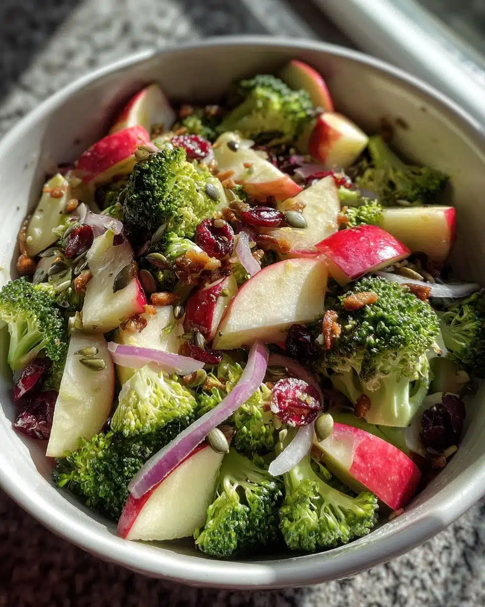 Honeycrisp Apple Broccoli Salad - detail 3